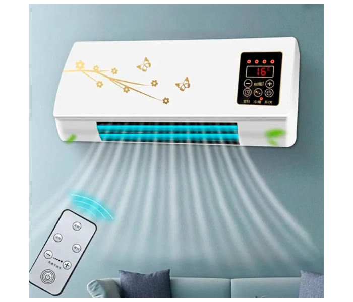 Portable 2 In 1 Wall Mounted Silent  Smart  Air Conditioner Heating & Cooling with Remote Control for Home Bedroom Living Room | JPO1940