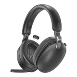 PROMATE | Hybird ANC Headphones With Triple Connectivity 100 HRS Play Time Black | SERENE-2.BLACK