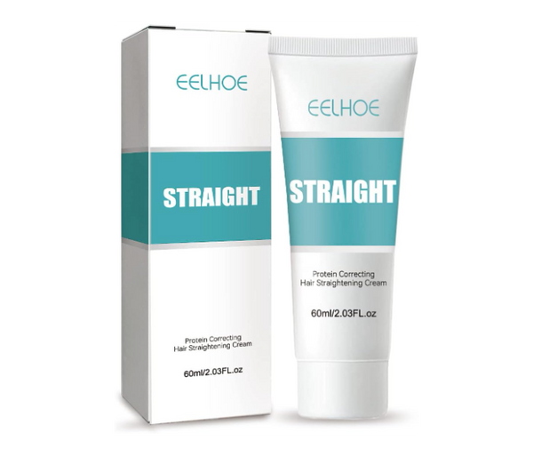 Protein Correcting Hair Straightening Cream Silk Gloss for Hair Smoothing, Protein Correcting, Natural Silk & Gloss Straightener Cream for Most Hair Types | JPN7070