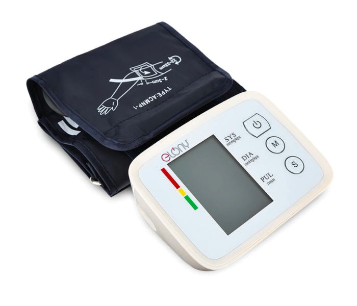 Elony ELY106 Intelligent Arm Type Blood Pressure Meter | Accurate Fit An Automatic Overarm Blood Pressure Monitor | JPO6643
