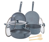ROYALFORD | 10Pc Forged Aluminium Cookware Set Grey | RF9838GR