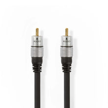 NEDIS | Digital Coax Audio Cable RCA Male to Male Gold Plated 2.5m | CAGC24170AT25