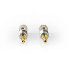 NEDIS | Audio Connector Straight Banana Male Gold Plated 2Pcs | CAGC26900ME