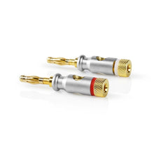 NEDIS | Audio Connector Straight Banana Male Gold Plated 2Pcs | CAGC26900ME