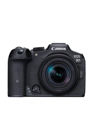 CANON | 32.5MP Mirrorless Camera (18-150 mm Lens, 22.3 x 14.8 mm Sensor + Mount Adapter | EOS R7 18-150mm