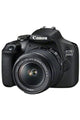 CANON | Digital SLR Camera Body Black + 18-55mm DCIII Kit + EF 50MM 1.8 STM Lens | EOS 2000D