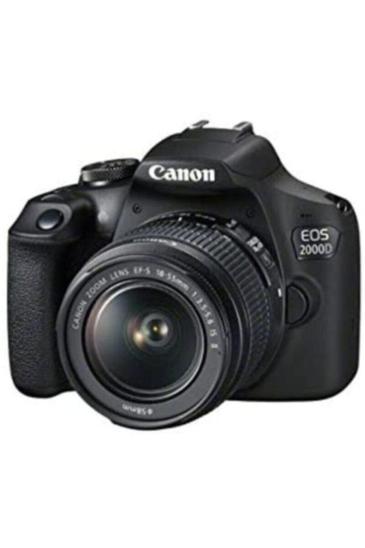 CANON | Digital SLR Camera Body Black + 18-55mm DCIII Kit + EF 50MM 1.8 STM Lens | EOS 2000D