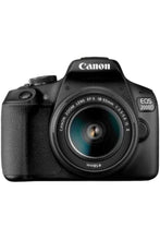 CANON | Digital SLR Camera Body Black + 18-55mm DCIII Kit + EF 50MM 1.8 STM Lens | EOS 2000D