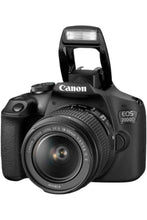 CANON | DSLR Camera and EF-S 18-55 mm f/3.5-5.6 is II Lens Black | EOS 2000D