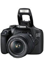 CANON | DSLR Camera and EF-S 18-55 mm f/3.5-5.6 is II Lens Black | EOS 2000D