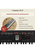 CASIO | 44 Mini Keys Keyboard Black | TE0206190