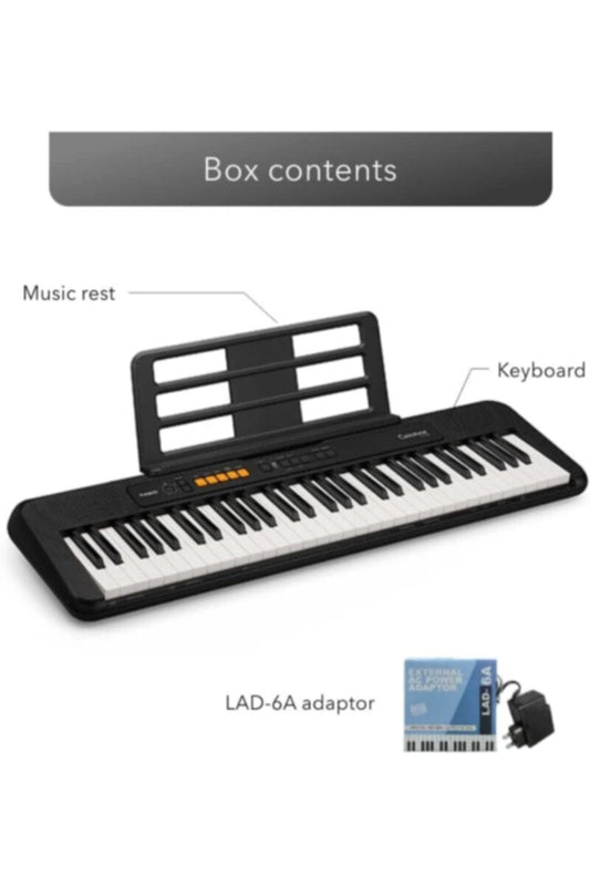 CASIO | 61-Key Portable Keyboard CT-S200 Black | TE0151593