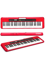 CASIO | Casiotone Musical Keyboard, 61 Keys - Red | TE0152350