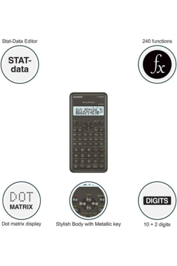 CASIO | Standard Scientific Calculator 2nd Edition | TE0206102