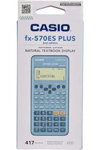 CASIO | Standard Scientific Calculator Non Programmable 10 + 2 digits 417 Functions Blue | TE0206104