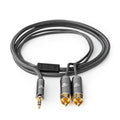 NEDIS | Stereo to Audio Cable Gold Plated 2m | CATB22200GY20