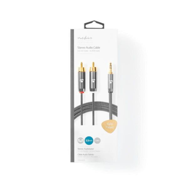 NEDIS | Stereo to Audio Cable Gold Plated 2m | CATB22200GY20