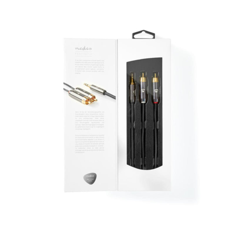 NEDIS | Stereo to Audio Cable Gold Plated 2m | CATB22200GY20