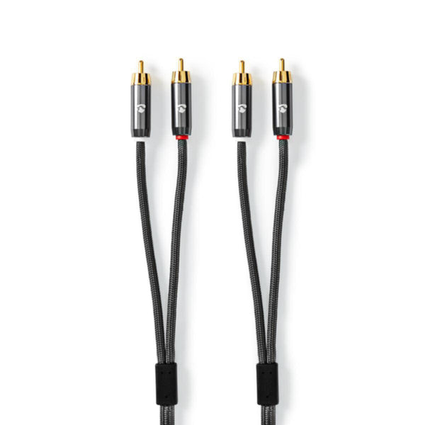 NEDIS | Stereo Audio Cable 2x RCA Male to Male 5m | CATB24200GY50