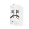 NEDIS | Stereo Audio Cable 2x RCA Male to Male 5m | CATB24200GY50