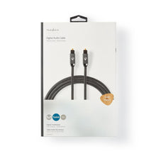 NEDIS | Optical Audio Cable TosLink Male 1m - Gun Metal Grey | CATB25000GY10