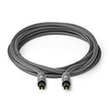 NEDIS | Optical Audio Cable TosLink Male 2m - Gun Metal Grey | CATB25000GY20
