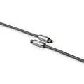 NEDIS | Optical Audio Cable TosLink Male 2m - Gun Metal Grey | CATB25000GY20