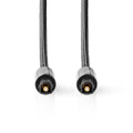 NEDIS | Optical Audio Cable TosLink Male 3m - Gun Metal Grey | CATB25000GY30