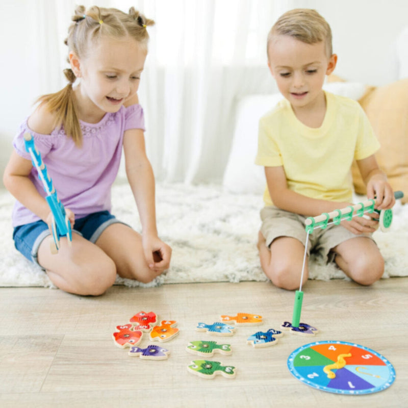 MELISSA & DOUG | Catch & Count Magnetic Fishing Rod Set 3+ years | 46005149
