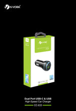 NYORK | High Speed Car Charger USB-C & USB Dual Port | CC-633