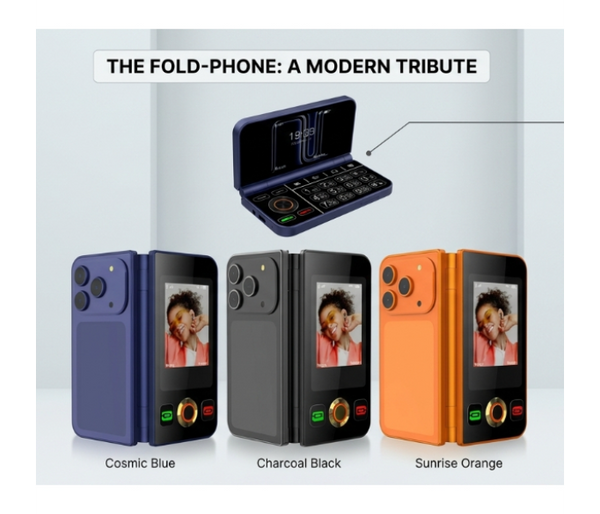 New Rock Fold Mini Dual Sim Keypad Mobile with 2.8 Display  | JPO5573