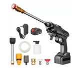 Generic 48V High Pressure Portable Washer Cordless Car Washing Gardening Tool Spray Gun - Black | JPL3352