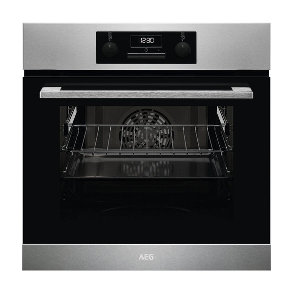 AEG | Built in Electric Oven 60 cm Black Stainless Steel | BCK431111M