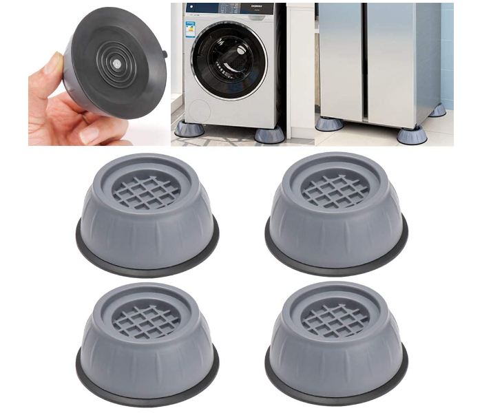 4 Piece Multifunctional All in use Foot Pad  - Grey | JPI5625