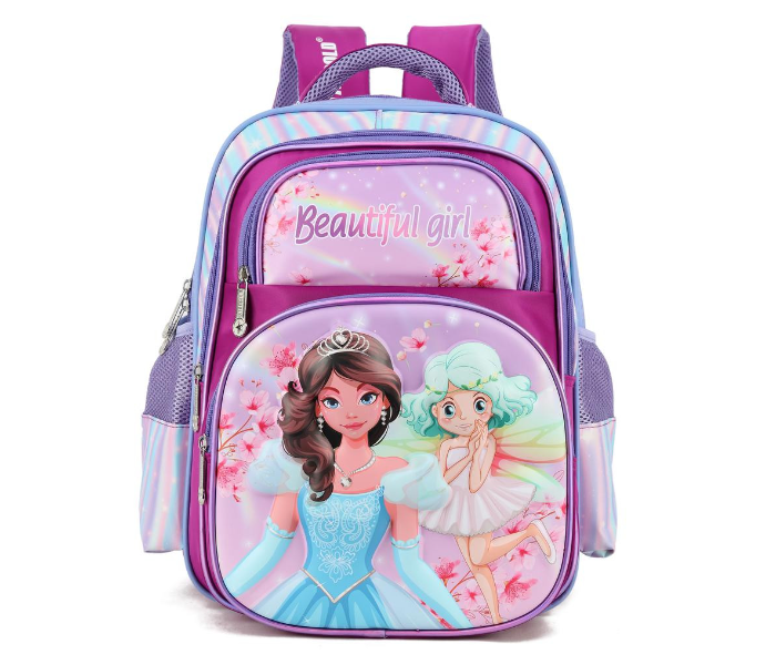 STARGOLD Premium Large Kids Backpack 16 Inch- 3D Cartoon And Hero Design, 41 x 31 x 25 cm - SG-BP223 Purple 2 | JPO6443