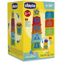 CHICCO | 2-in-1 Stacking Cup and Ball Track Multi-coloured | 9308000000