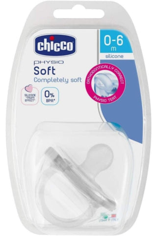 CHICCO | Baby Physio Soft Silicone Soother - 0-6m - 1Pcs | 1808010000