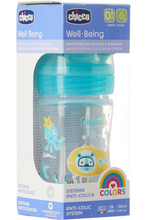 CHICCO | Baby Well Being Feeding Bottle For Boys - 150ML - Slow Flow - Silicone | 28611200000