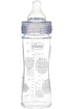 CHICCO | Baby Well Being Glass bottle Unisex - 240ML - Slow Flow - Silicone | 28721300000