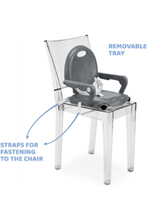 CHICCO | Booster Seat Pocket Snack - Dark Grey | 5079340400000