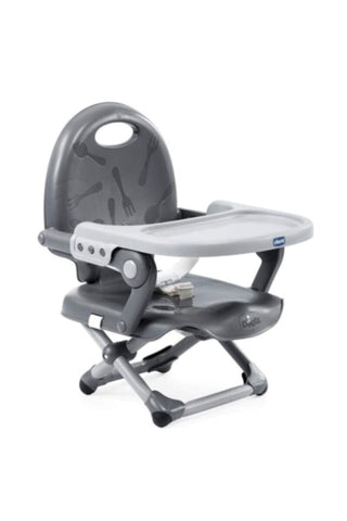 CHICCO | Booster Seat Pocket Snack - Dark Grey | 5079340400000