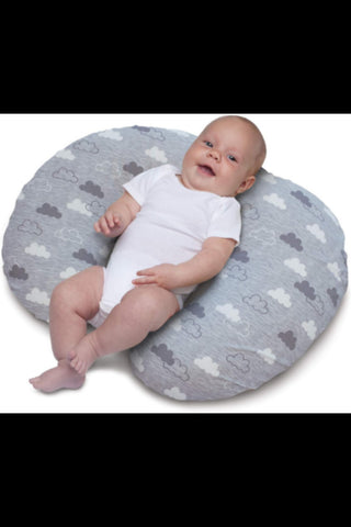 CHICCO | Boppy Pillow With Cotton Slipcover - Clouds | 4079902560000