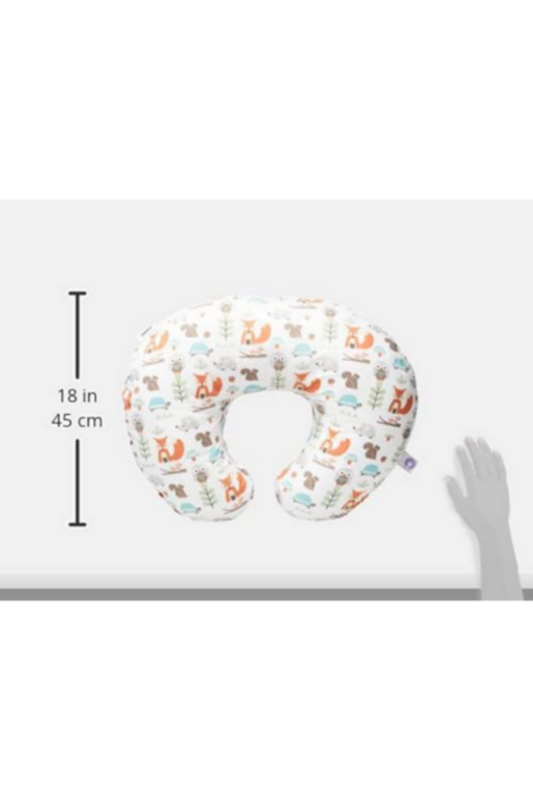 CHICCO | Boppy Pillow With Cotton Slipcover - Modern Woodland | 5079902060000