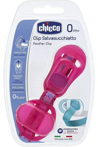 CHICCO | Clip With Teat Cover - Pink | 7263100000