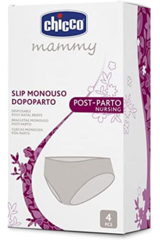 CHICCO | Disposable Post - Natal Briefs - Large - 4Pcs | 1137000400