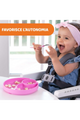 CHICCO | Easy Menu Silicone Plate with Suction Cup - Pink | 10216100000