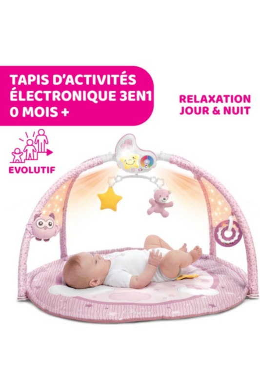 CHICCO | First Dreams Enjoy Colors Playgym - Pink | 9866100000