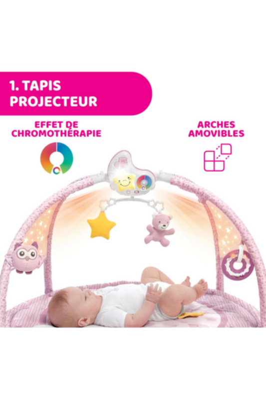 CHICCO | First Dreams Enjoy Colors Playgym - Pink | 9866100000