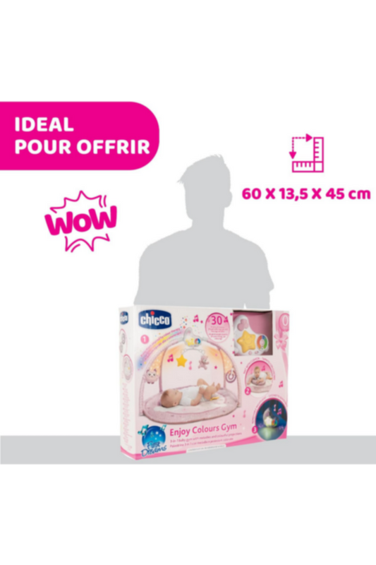 CHICCO | First Dreams Enjoy Colors Playgym - Pink | 9866100000