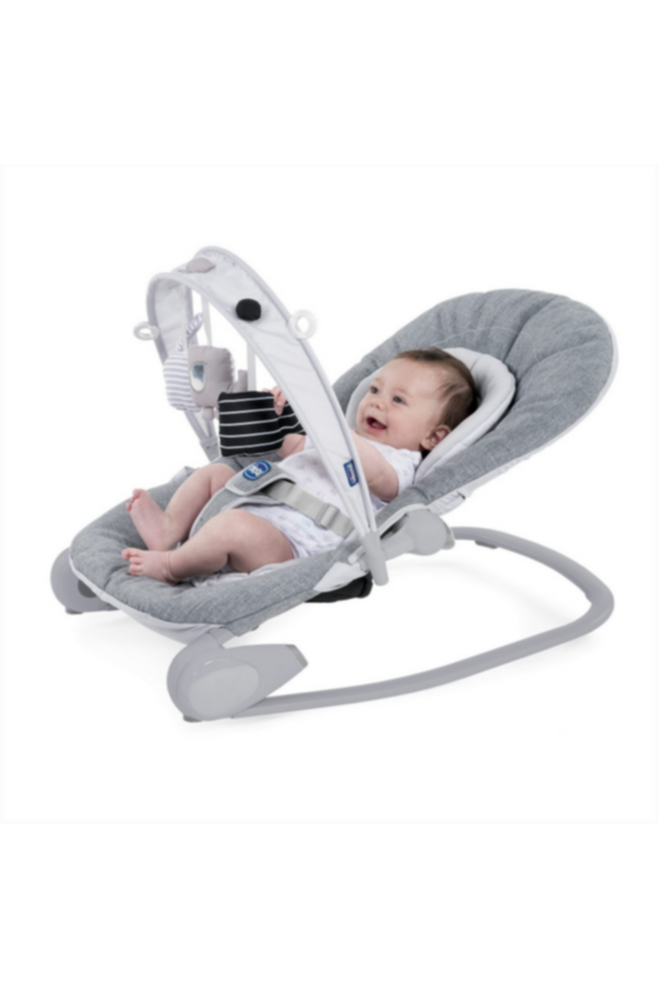 CHICCO | Hoopla Baby Bouncer - Titanium | 7079840840000